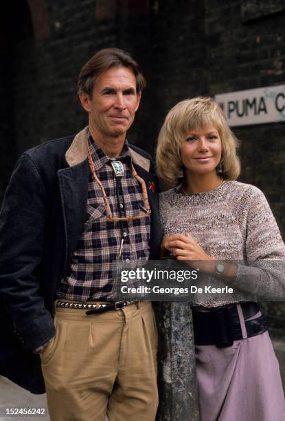 American actor Anthony Perkins stars with actress Glynis Barber in 'Edge of Sanity', a film version of the Jekyll and Hyde story, 19th April 1988.