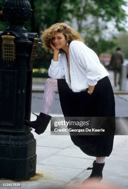 American actress Kelly McGillis in London, 15th May 1985.