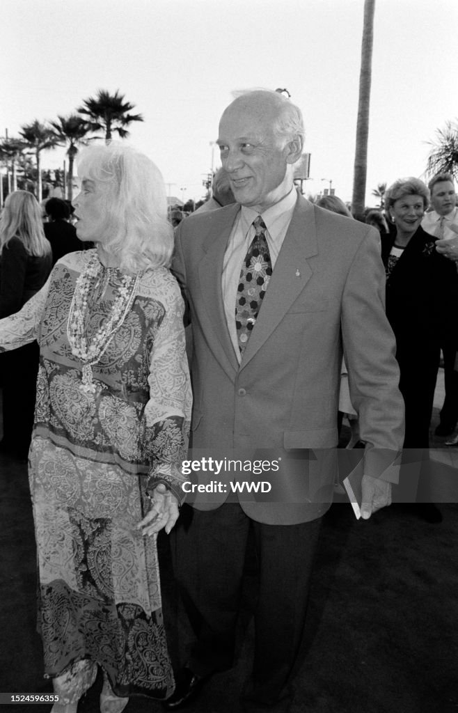Lois Aldrin and Buzz Aldrin attend an event at Paramount Studios in ...