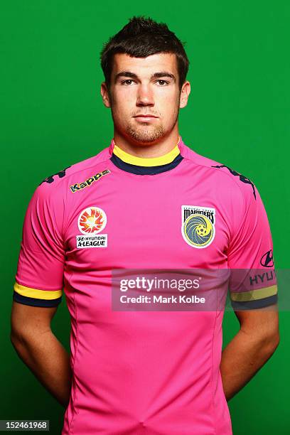 Mathew Ryan poses during a Central Coast Mariners 2012/13 A-League headshots session at BlueTongue Stadium on September 17, 2012 in Gosford,...