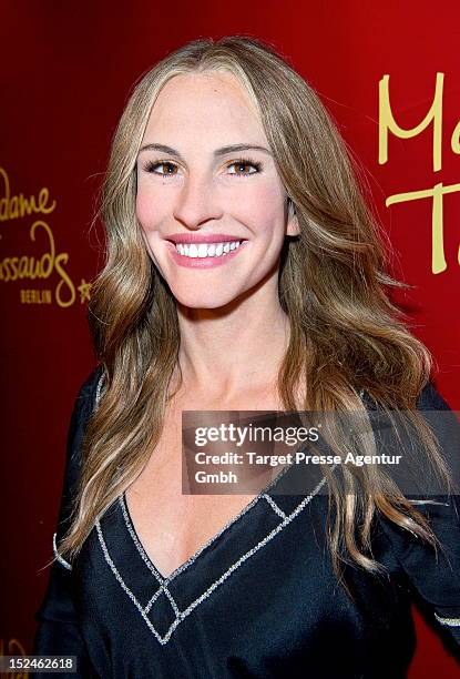 The new wax figure of actress Julia Roberts is unveiled at Madame Tussauds on September 21, 2012 in Berlin, Germany.