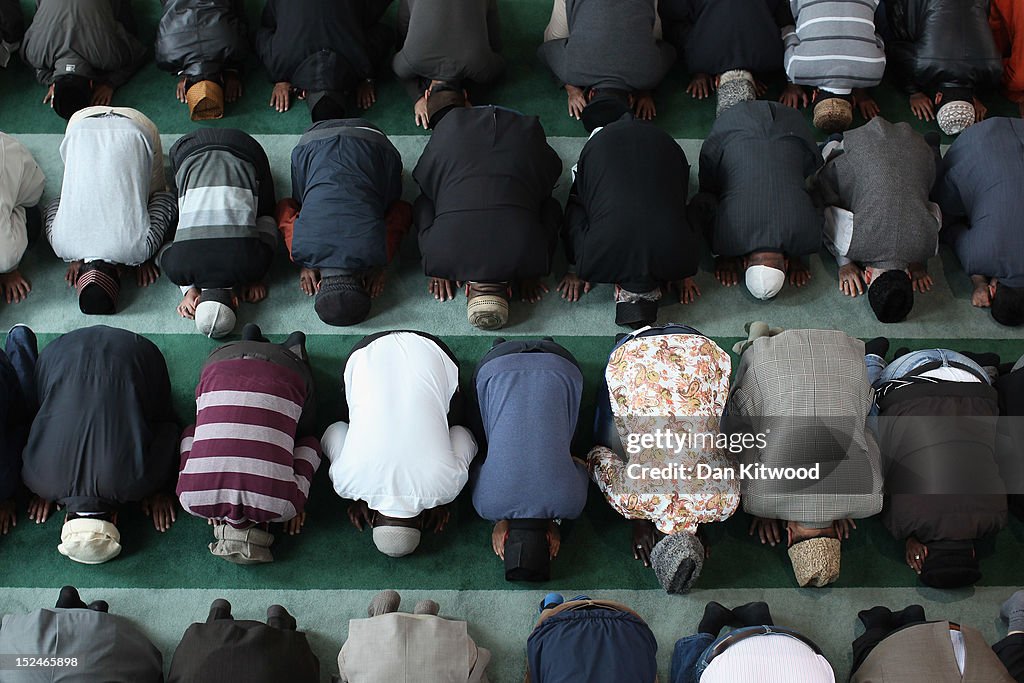 Muslims Visit The Largest Mosque In Europe To Listen To Islamic Khalifa's Sermon