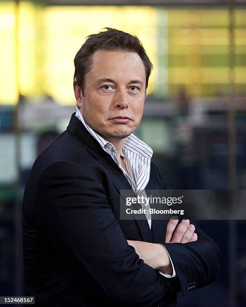 16 Tesla Motors Inc Chairman Ceo Elon Musk Interview Stock Photos, High
