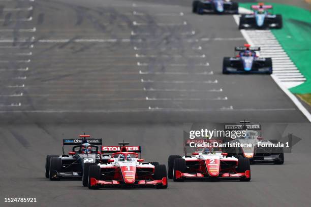 Paul Aron of Estonia and PREMA Racing , Dino Beganovic of Sweden and PREMA Racing , Ido Cohen of Israel and Rodin Carlin and Josep Maria Marti of...