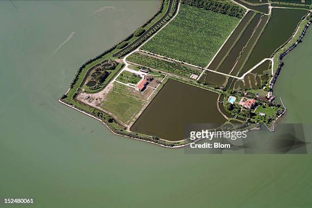 An aerial image of Farm In Laguna Veneta, Venezia