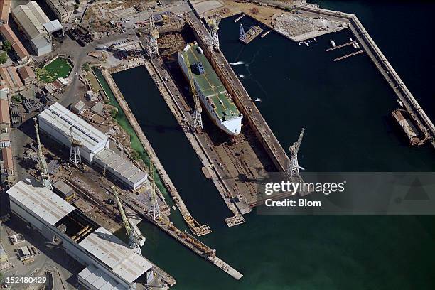 An aerial image of Port Of Palermo, Palermo