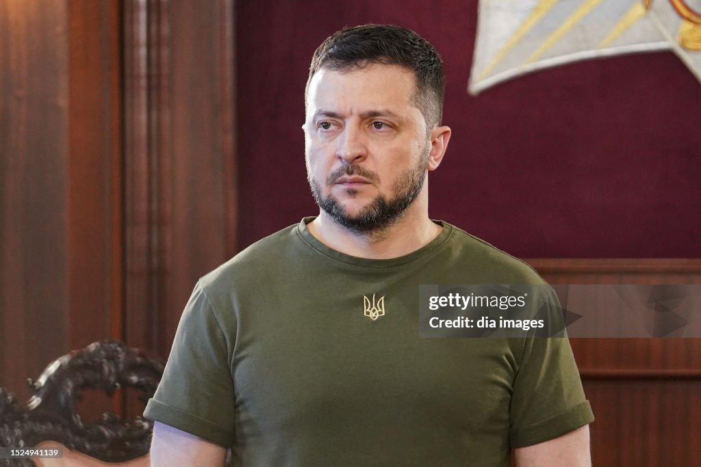 President Of Ukraine Volodymyr Zelensky Visits Turkey