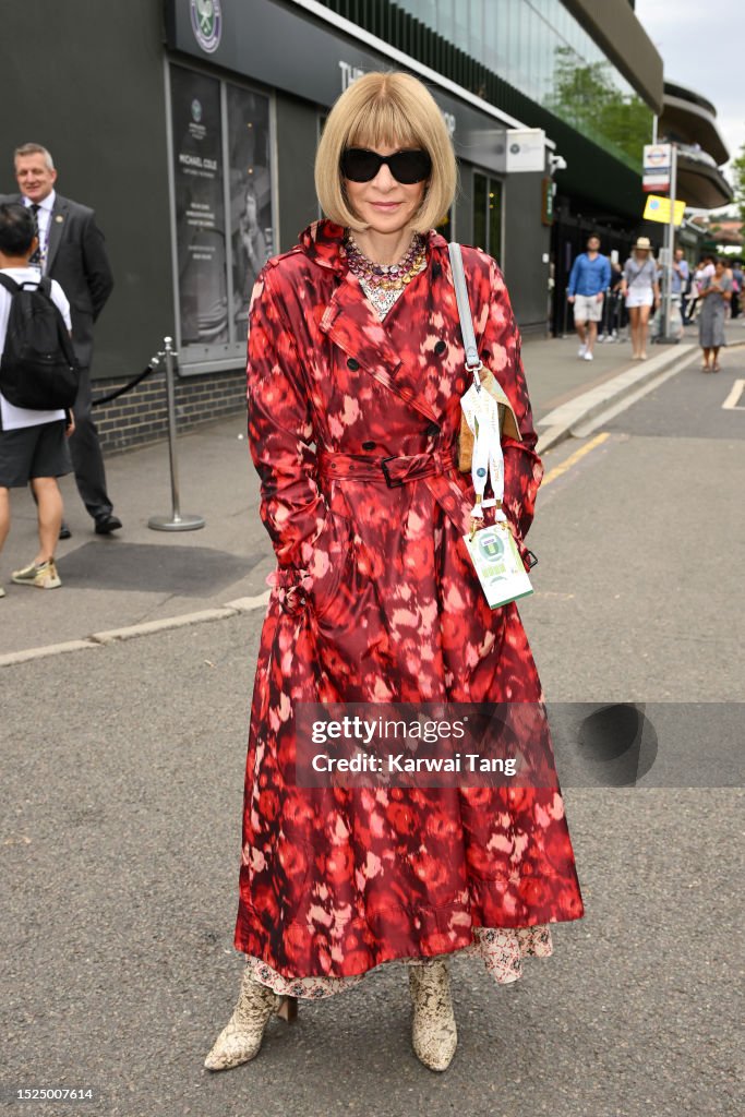 Celebrity Sightings At Wimbledon 2023 - Day 6