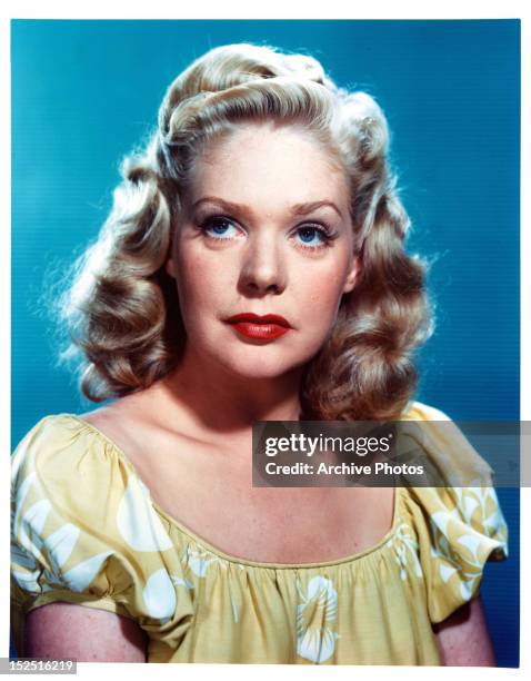 Alice Faye publicity portrait for the film 'Fallen Angel', 1945.