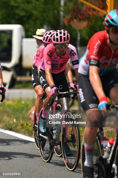 James Shaw of United Kingdom and Team EF Education-EasyPost competes during the stage eight of the 110th Tour de France 2023 a 200.7km stage from...