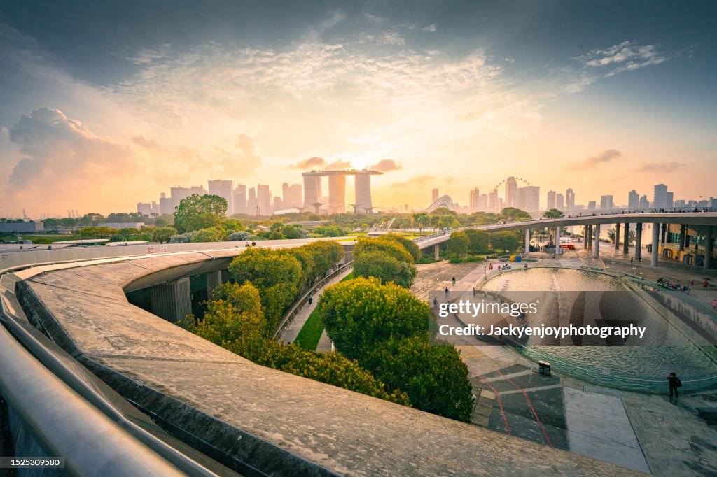 Singapore is a smart city and a city of sustainable growth.