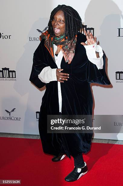 Actress Whoopi Goldberg attends 'La Cite Du Cinema' Launch on September 21, 2012 in Saint-Denis, France.