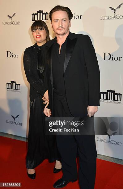 Nikita Lespinasse and Benoit Magimel attend 'La Cite Du Cinema' Launch - Red Carpet at Saint Denis on September 21, 2012 in Paris, France.