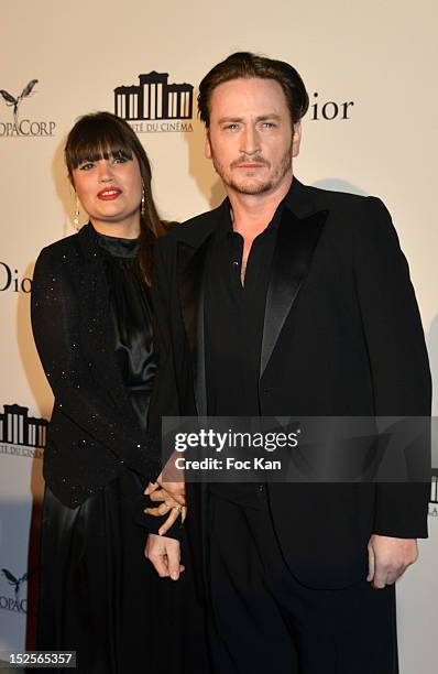 Nikita Lespinasse and Benoit Magimel attend 'La Cite Du Cinema' Launch - Red Carpet at Saint Denis on September 21, 2012 in Paris, France.