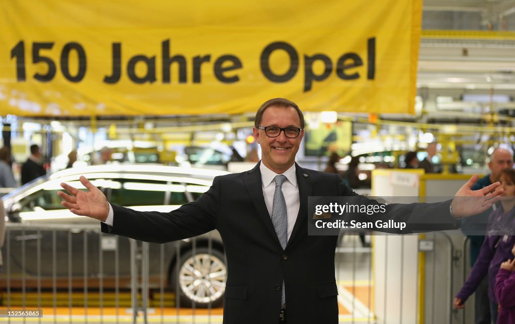 Opel Celebrates 150th Anniversary At Ruesselsheim Factory