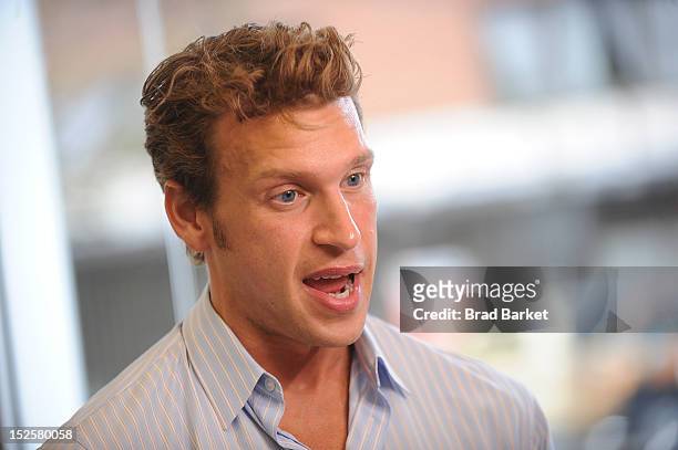 Nick Oram attends American Cancer Society & Young Friends Of The DreamBall SoulCycle Charity Ride at SoulCycle 1470 Third Ave on September 22, 2012...