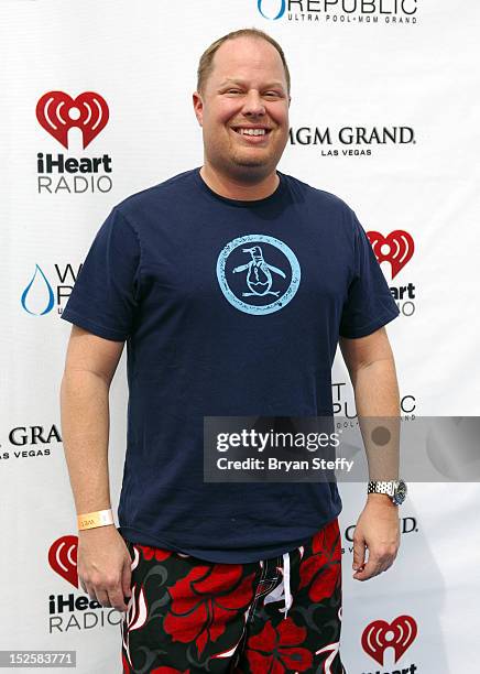 Radio personality Paul 'Cubby' Bryant attends the 2012 iHeartRadio Music Festival pool party at the Wet Republic pool at the MGM Grand Hotel/Casino...