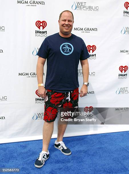 Radio personality Paul 'Cubby' Bryant attends the 2012 iHeartRadio Music Festival pool party at the Wet Republic pool at the MGM Grand Hotel/Casino...