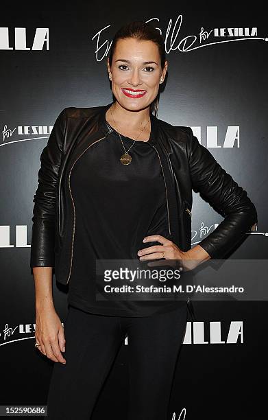 Alena Seredovaattends Le Silla Press Day as part of Milan Fashion Week Womenswear S/S 2013 on September 22, 2012 in Milan, Italy.