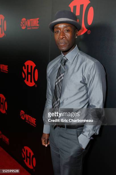 Don Cheadle at Showtime's 2012 "EMMYEVE" Soiree held at Sunset Tower on September 22, 2012 in West Hollywood, California.