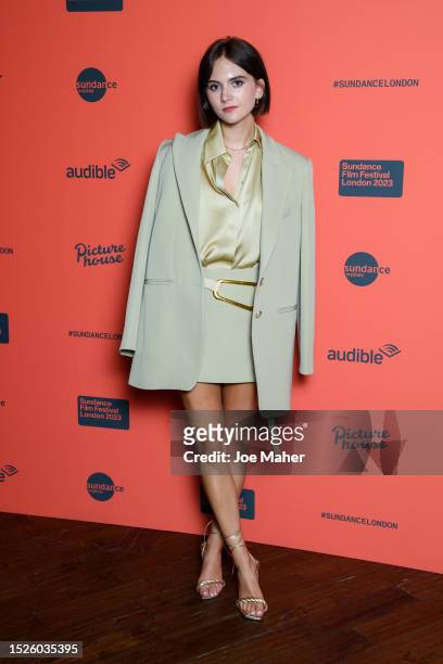 Emilia Jones attends the "Fairyland" UK Premiere during Sundance Film Festival: London at Picturehouse Central on July 08, 2023 in London, England.