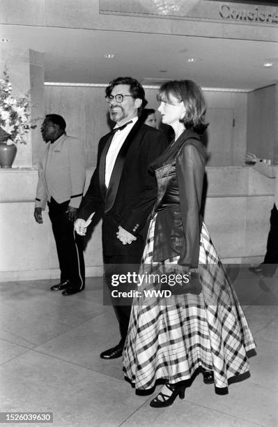 Lesley Ann Warren and guest attend an event at the Beverly Hilton Hotel in Beverly Hills, California, on October 28, 1994.
