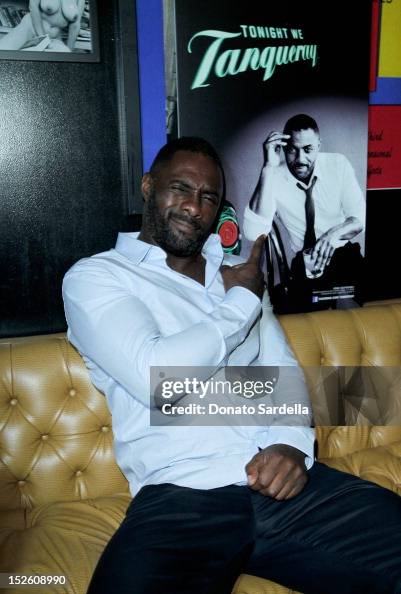 Rom Tanquery Actor Idris Elba attends Tonight We Tanqueray and 7Wallace Pre-Emmy ...