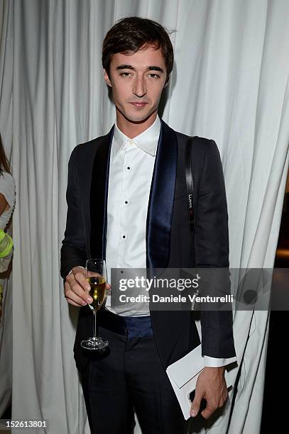 Daniele Cavalli attend the amfAR Milano 2012 Dinner during Milan Fashion Week at La Permanente on September 22, 2012 in Milan, Italy.