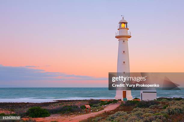 point lowly lighthouse - south australia stock-fotos und bilder