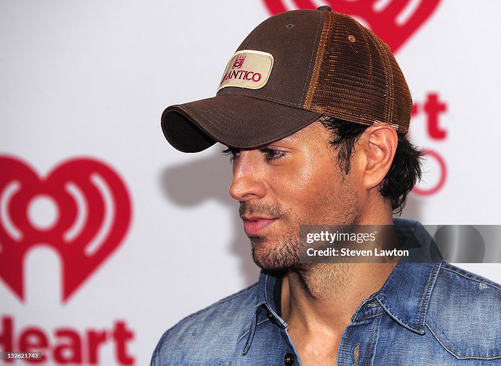 2012 iHeartRadio Music Festival - Day 2 - Press Room