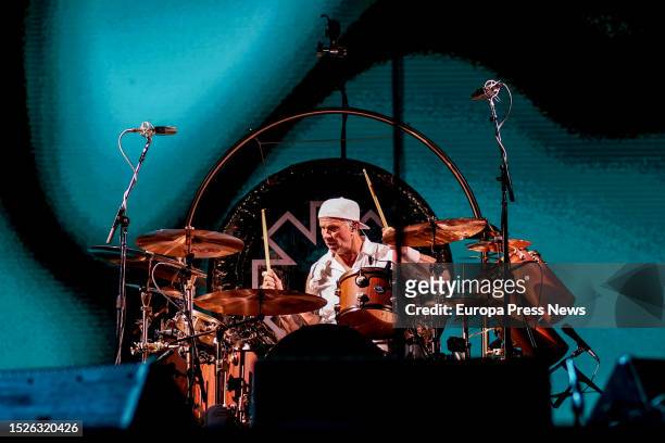 The band Red Hot Chili Peppers during a performance on the third day of the Mad Cool 2023 festival, which opens in Villaverde Alto, on July 8 in...