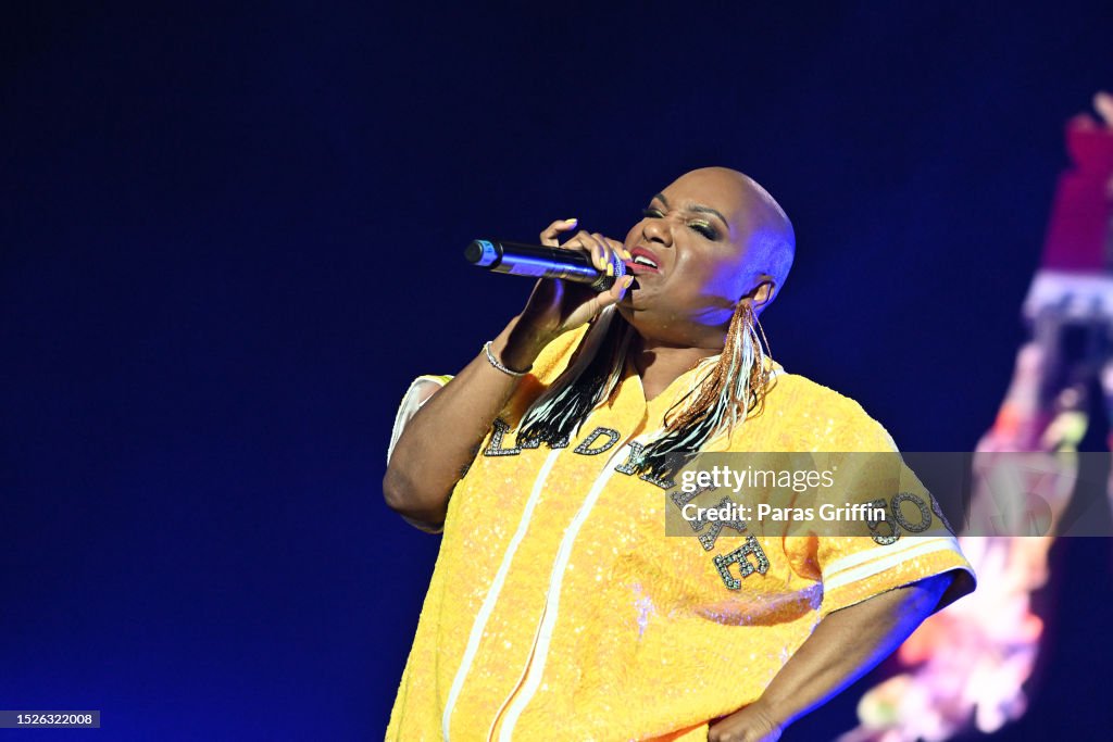 Mia X Rapper Rapper Mia X performs onstage during night 3 of the 2023 ESSENCE ...
