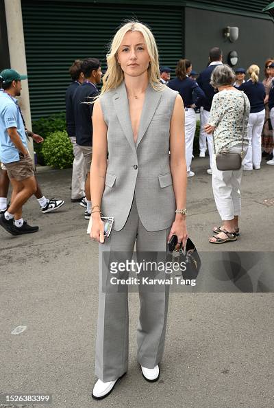 Leah Williamson attends day six of the Wimbledon Tennis Championships ...