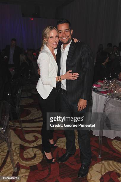 Julie Benz and Rich Orosco attend the Rally For Sick Kids With Cancer Gala on September 22, 2012 in Toronto, Canada.