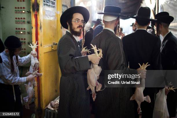 Kaparot Ritual Kaparot Ceremony Performed In Israel Photos and Premium High Res ...