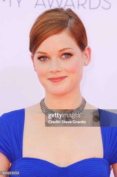 Actress Jane Levy arrives at the 64th Primetime Emmy Awards at Nokia Theatre L.A. Live on September 23, 2012 in Los Angeles, California.