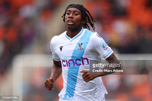 Kaden Rodney of Crystal Palace during the Pre-Season Friendly between Barnet and Crystal Palace at The Hive on July 11, 2023 in Barnet, England.