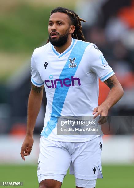 Jairo Riedewald of Crystal Palace during the Pre-Season Friendly between Barnet and Crystal Palace at The Hive on July 11, 2023 in Barnet, England.