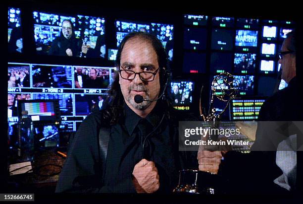 Director Glenn Weiss accepts the Outstanding Directing for a Variety, Music, or Comedy Special Award for 65th Tony Awards during the 64th Annual...