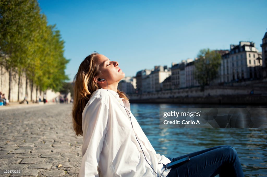 Woman relaxing