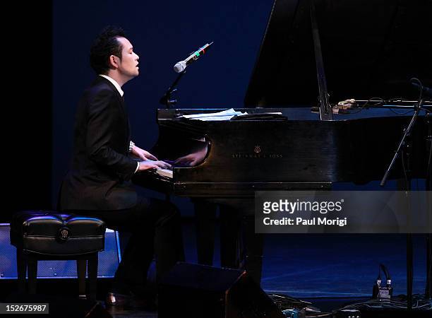 International Composers Competion winner Yusuke Nakamura performs at the Thelonious Monk International Jazz Drums Competition and Gala Concert at The...