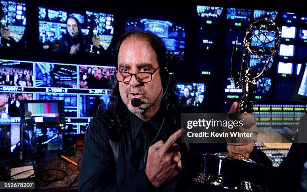 Director Glenn Weiss accepts the Outstanding Directing for a Variety, Music, or Comedy Special Award for 65th Tony Awards during the 64th Annual...