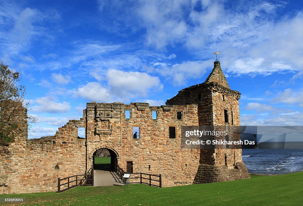 St. Andrews Castle in Scotland