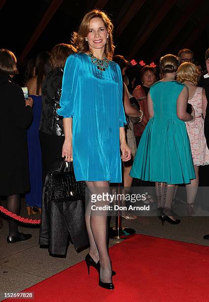 Darcey Bussell arrives at the 2012 Helpmann Awards at the Sydney Opera House on September 24, 2012 in Sydney, Australia.