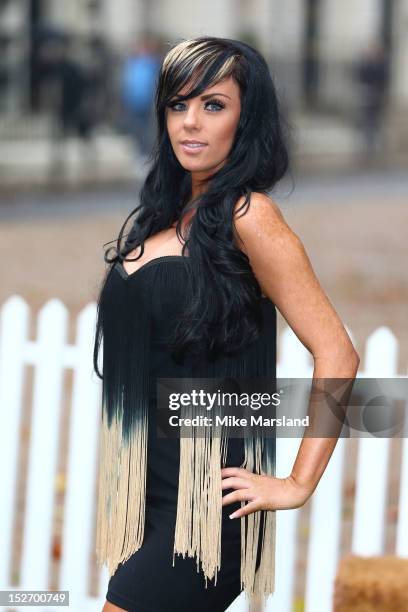 Natalee Harris attends a photocall ahead of the new series of 'The Valleys' on September 24, 2012 in London, England.