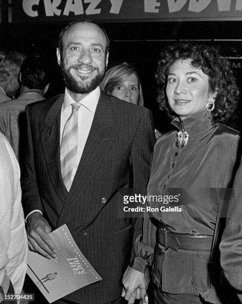Actor F. Murray Abraham and wife Kate Hannan attending the premiere of "That's Life" on September 15, 1986 at the Coronet Theater in New York City,...