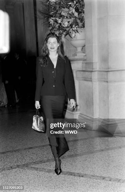 Carre Otis attends an event at the Metropolitan Museum of Art in New York City on December 5, 1994.
