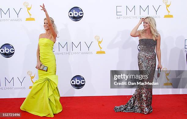 Julie Bowen and Jane Krakowski arrives at the 64th Primetime Emmy Awards held at Nokia Theatre L.A. Live on September 23, 2012 in Los Angeles,...