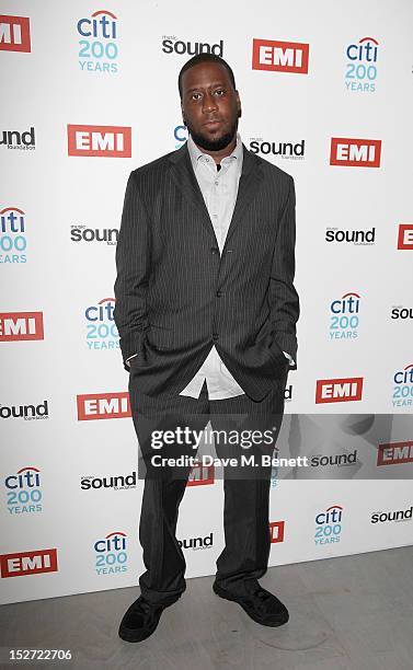 Robert Glasper arrives at the EMI Music Sound Foundation fundraiser at Somerset House on September 24, 2012 in London, England.