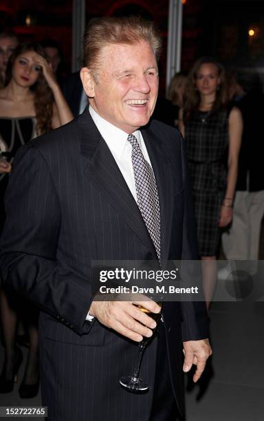 Bruce Johnston of The Beach Boys arrives at the EMI Music Sound Foundation fundraiser at Somerset House on September 24, 2012 in London, England.